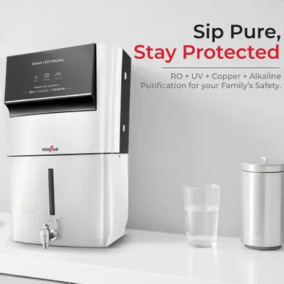Kenstar White Pureza RO + UF + UV + Copper + Alkaline Purifier