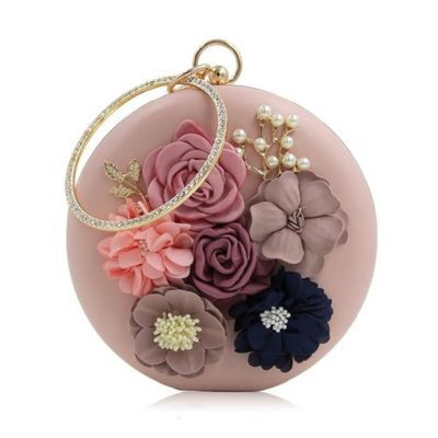 INOVERA Women’s Floral Evening Wedding Clutch