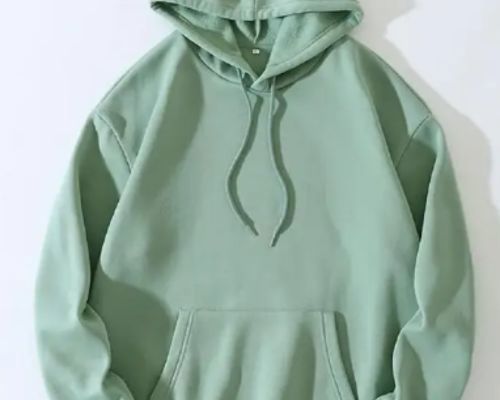 Greenflair Men Full Sleeve Solid Hooded Sweatshirt