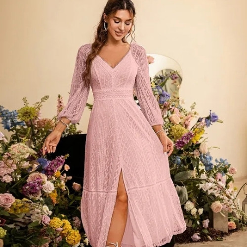 Slit Cocktail Dress