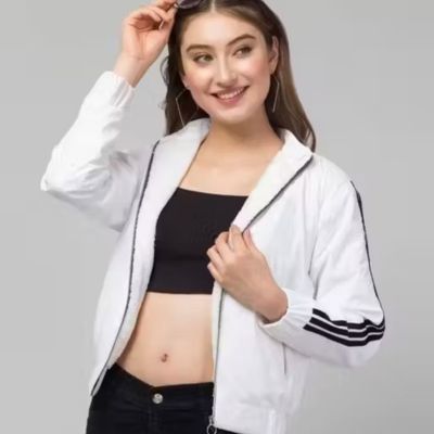 Women’s White Fur-Lined Winter Jacket 