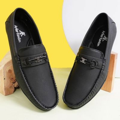 Arber Kenton Black PU Formal Shoes