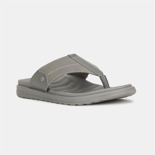 Bata Comfit Grey Casual Thong Slippers for Men