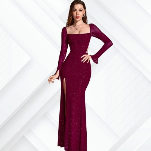 Slit Cocktail Dress