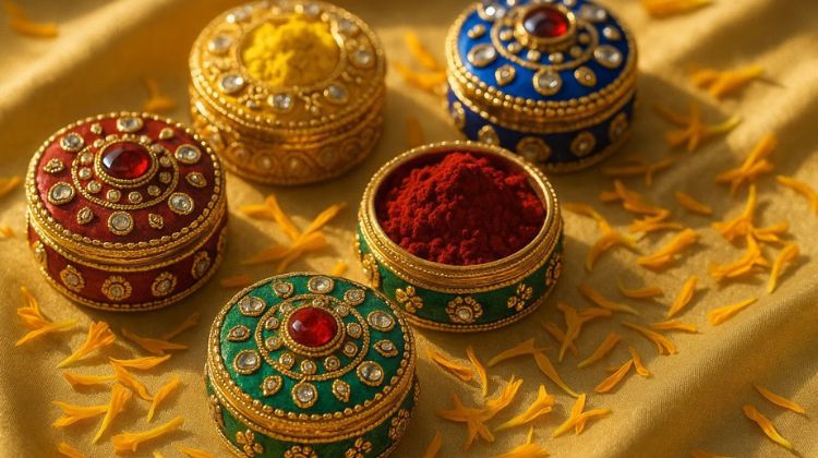 Traditional Kumkum Boxes