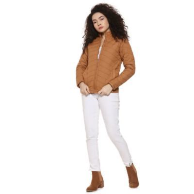CAMPUS SUTRA Women’s Textured Jacket