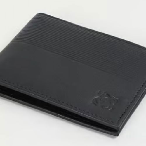 Code by Lifestyle – Black Casual Leather Bi-Fold Wallet
