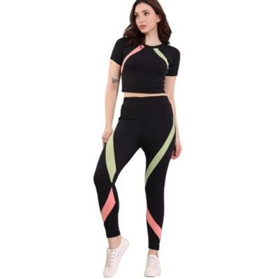 Cozimi Round Neck Women’s Top & Bottom Set