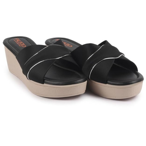 FAUSTO Cushioned Wedge Sandals