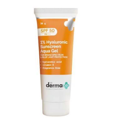 The Derma Co 1% Hyaluronic Acid Aqua Gel SPF 50