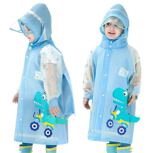 SNOWIE SOFT – Hooded Dinosaur Raincoat