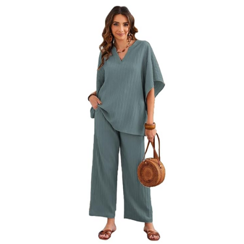 Kaftan Sleeve Co-Ord Set