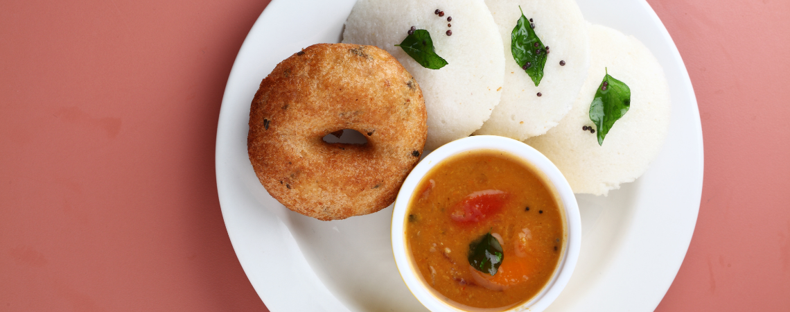 Idli-Vada at Brahmin’s Coffee Bar
