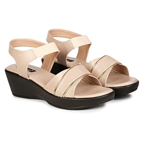 LUVFEET Women’s Wedge Heeled Sandals