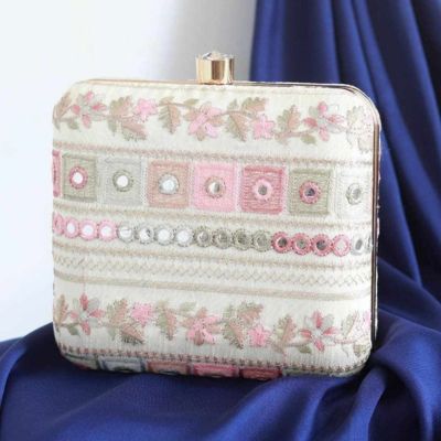 Phulwaari Floral Box Clutch