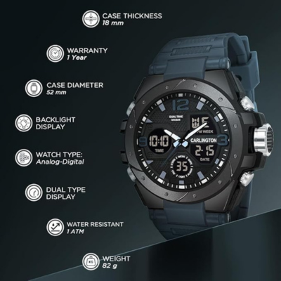 Carlington Endurance Series Analog-Digital Watch – CT_9105