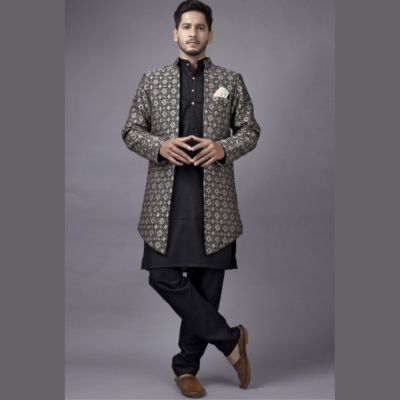 Amzira – Printed Sherwani Set