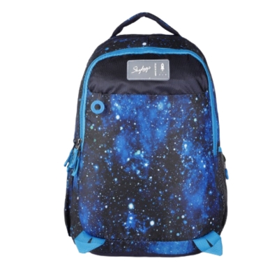 Skybags Kids Black & Blue Graphic Printed Backpack